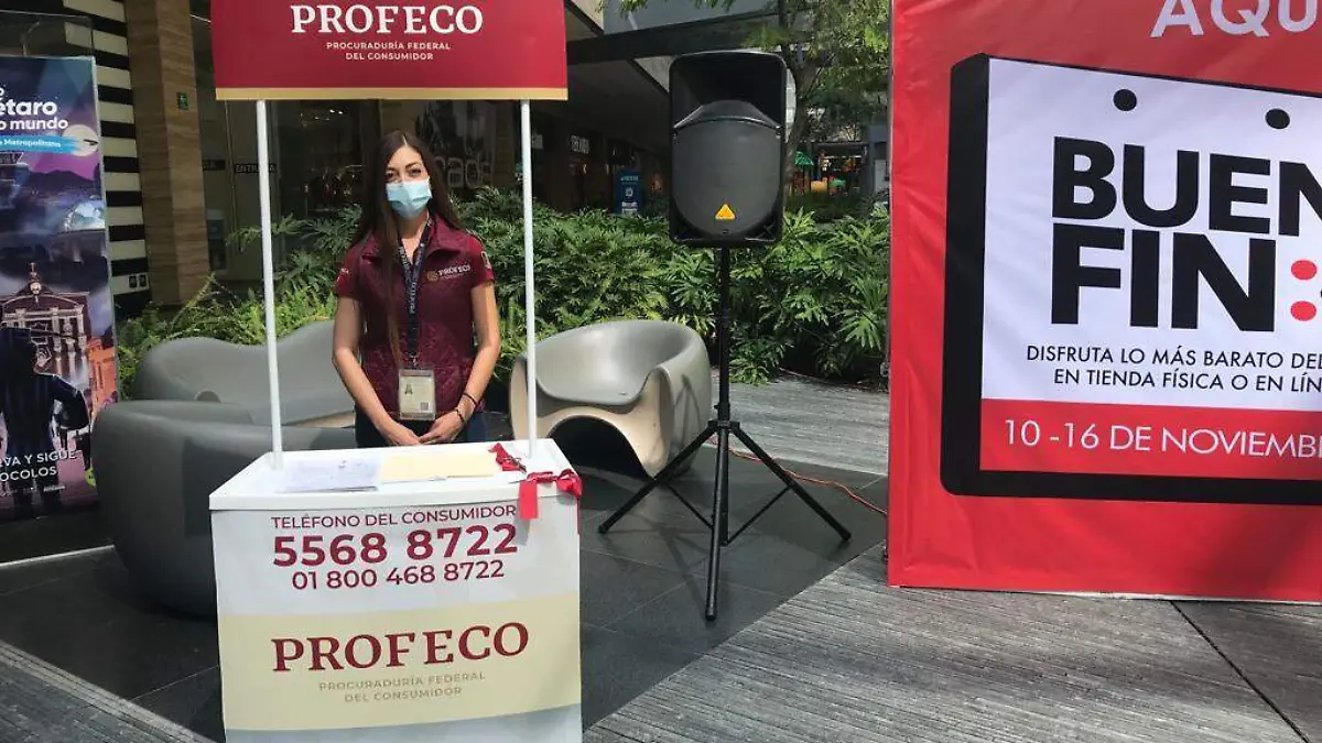 Profeco módulo de atención durante el Buen Fin