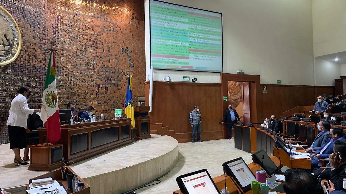 Sesión extraodinaria Congreso de Jalisco