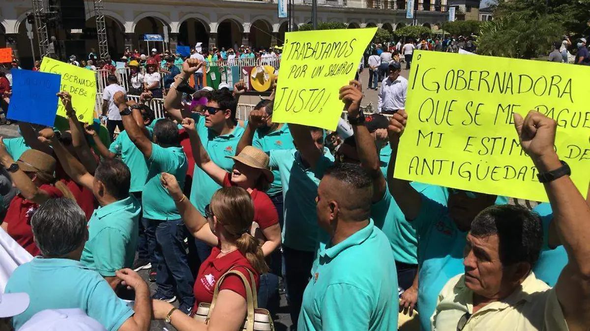 Manifestación Día del Trabajo Colima
