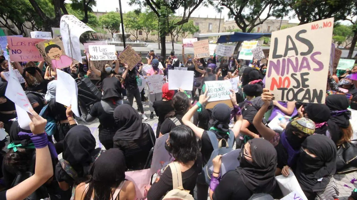 Marcha feminicidios Jalisco