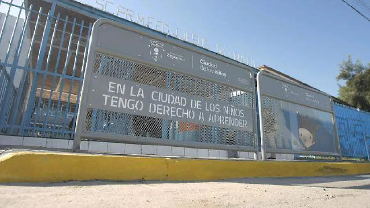 Escuela afectada en Zapopan