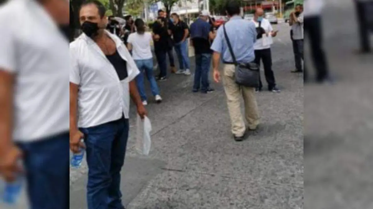 Manifestación choferes InDriver