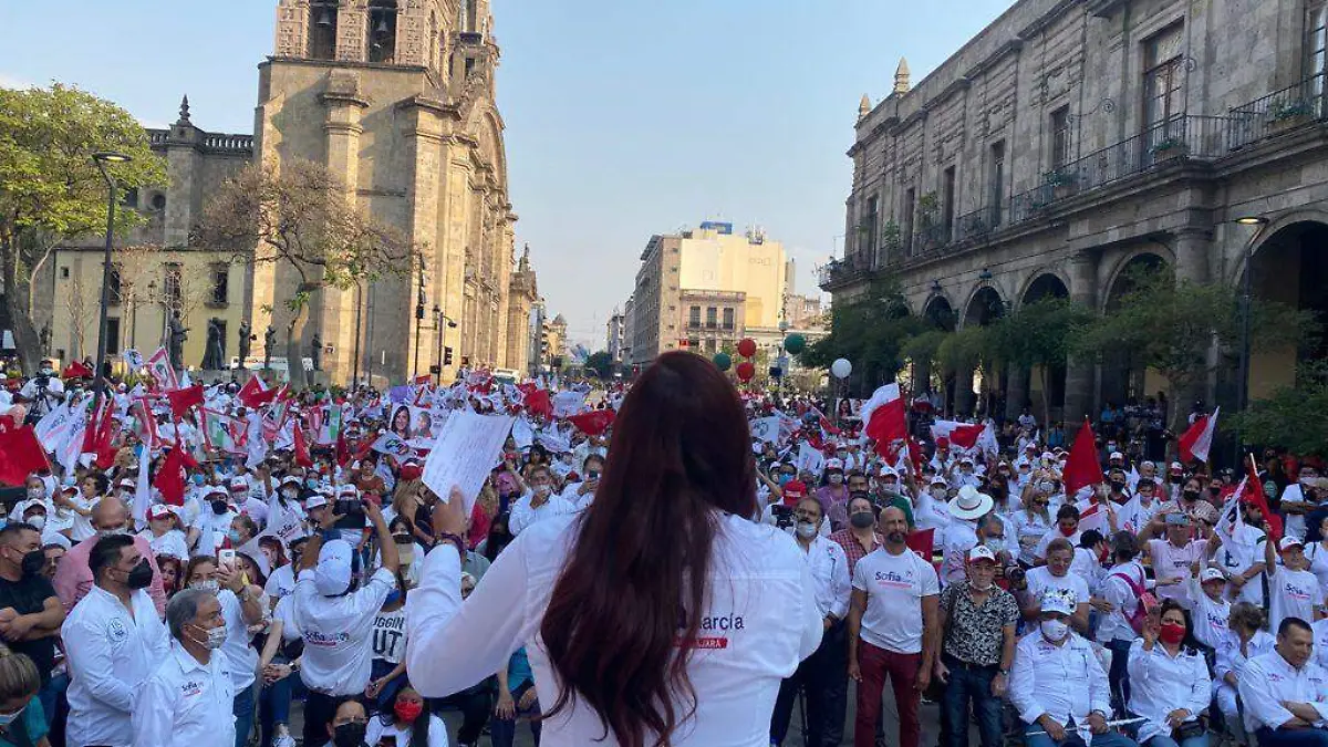 Cierre de campaña Sofía Mosqueda