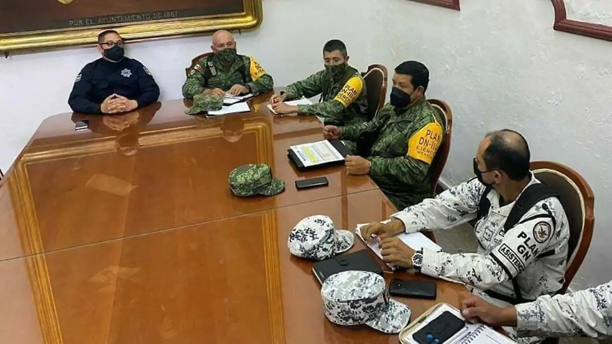 Presencia de militares y Guardia Nacional en Teocaltiche