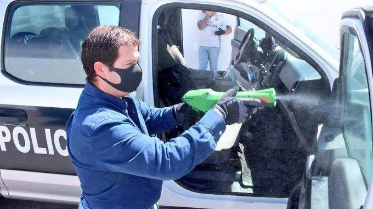 sanitización policia zapopan