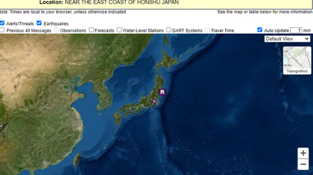 terremoto japón