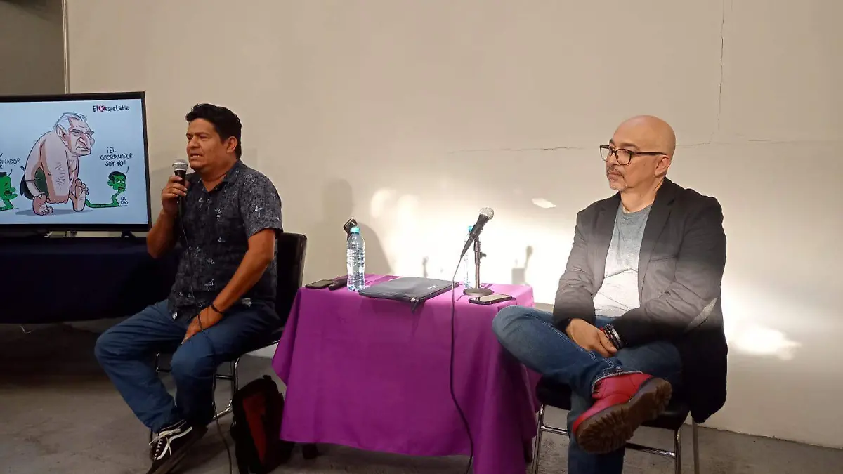 Caricaturistas Foto. Víctor Chávez  (2)