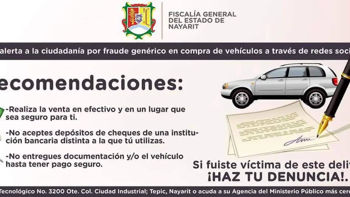 Recomendaciones Fiscalía Nayarit
