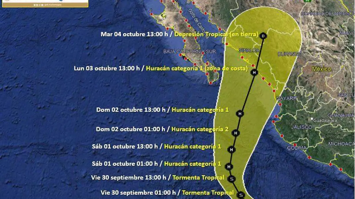 Tormenta Tropical Orlene