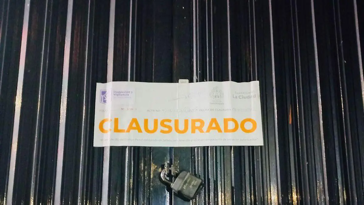 clausurado negocio