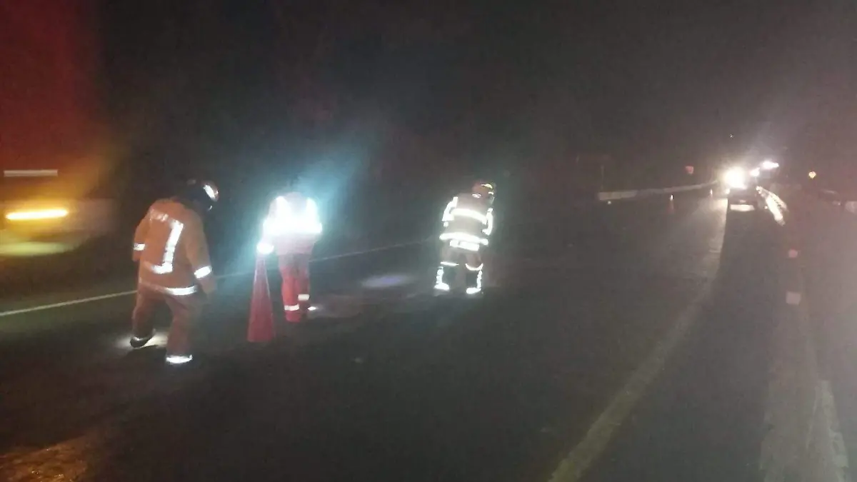 Accidente en autopista