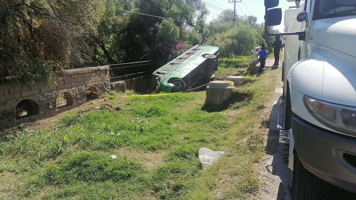 Camión accidentado