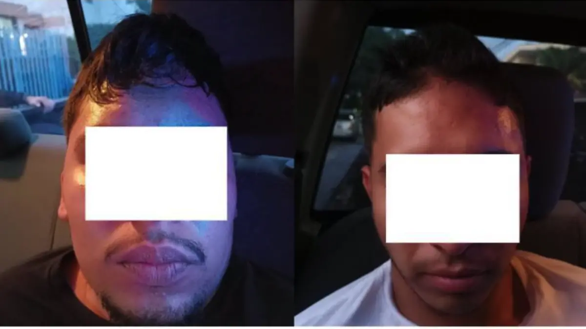 Los detenidos.