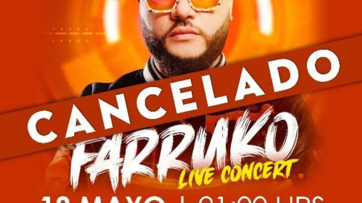 Concierto de Farruko se cancela