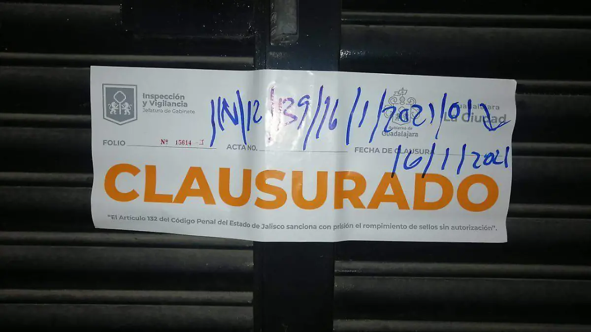 Clausurado