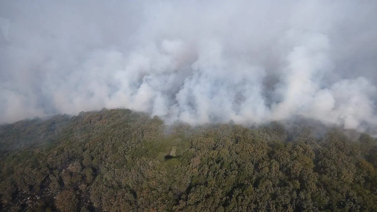 El incendio