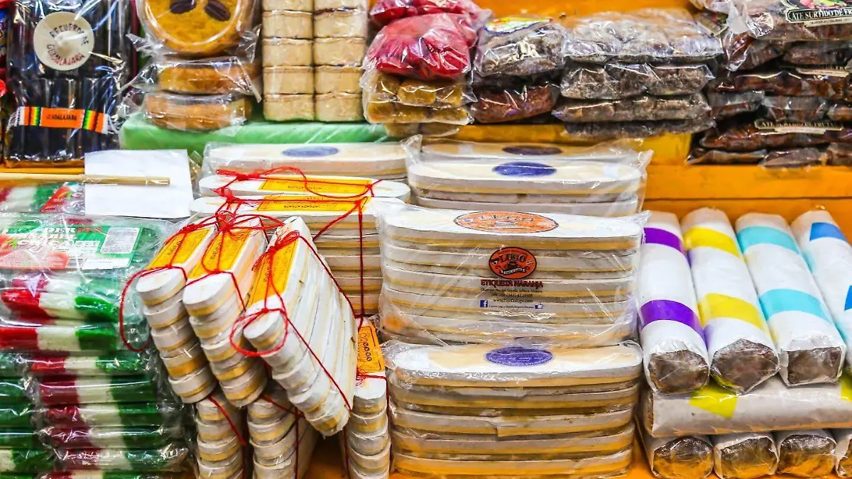 Dulces típicos Mercado San Juan de Dios
