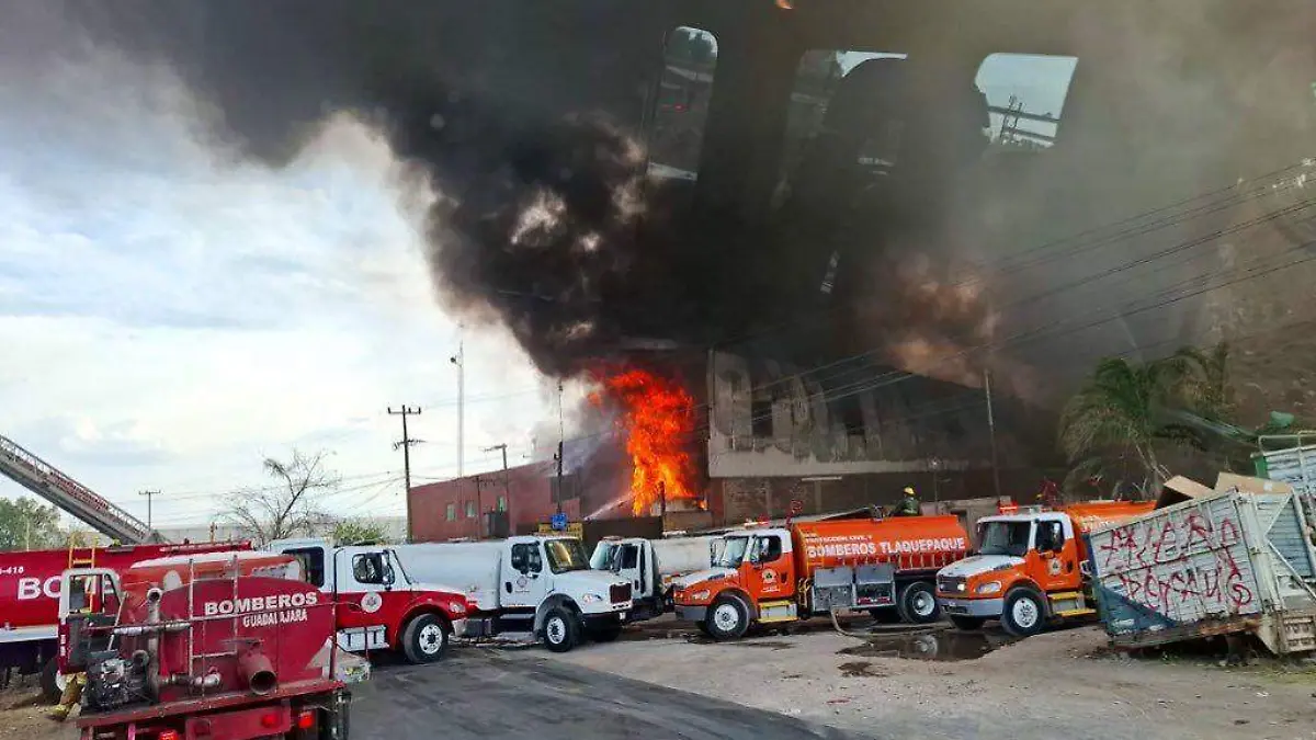 Incendio fábrica