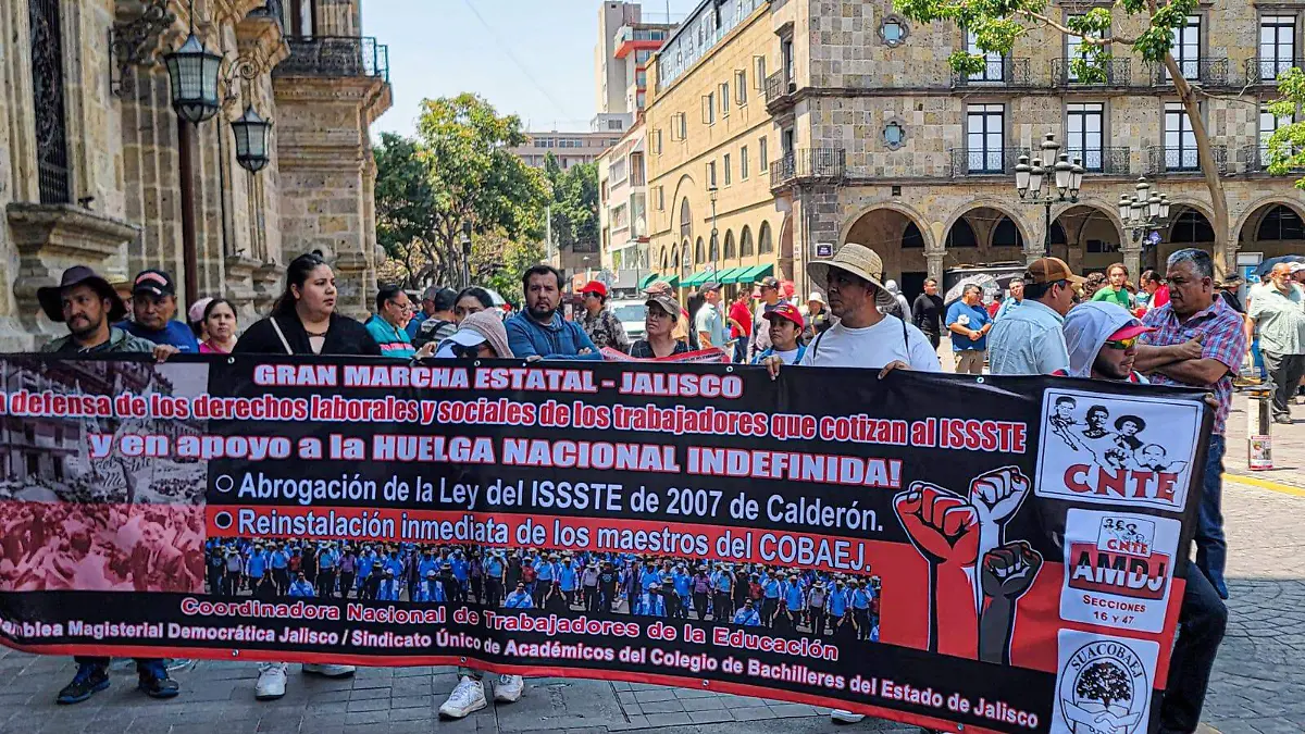 Manifestación de maestros Foto. Aurelio Magaña  (6)