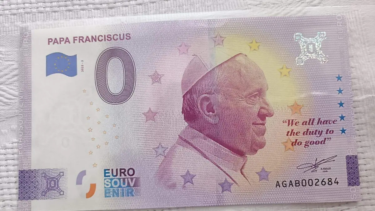 Billetes Papa Francisco Foto. Isaura López  (1)