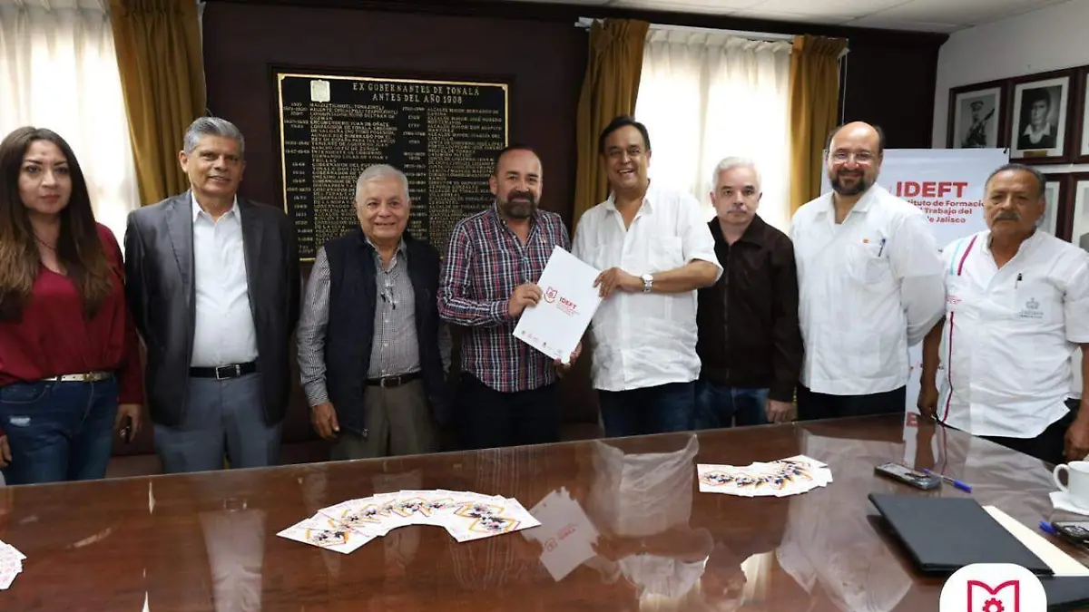 IDEFT firma convenio con el Gobierno de Tonalá