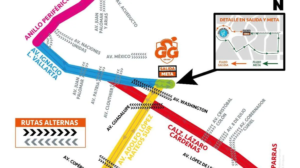 Cierres Viales Gran Giro GDL