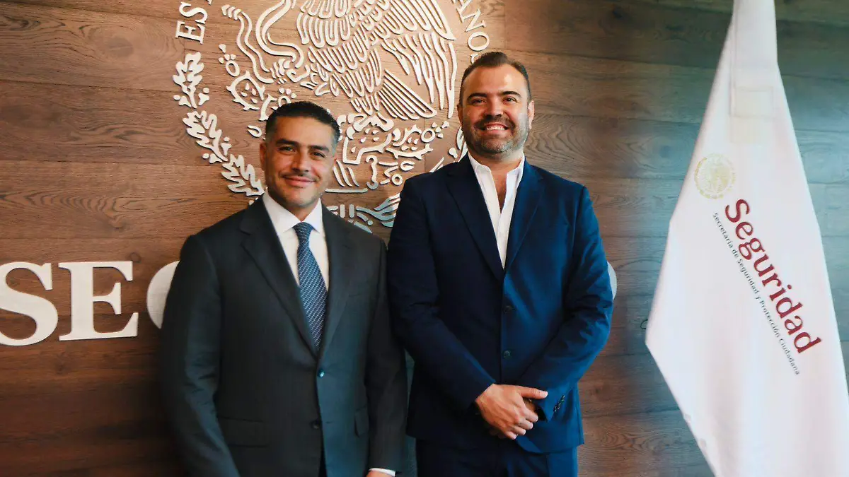 Reunión Omar García Harfuch y Gerardo Quirino