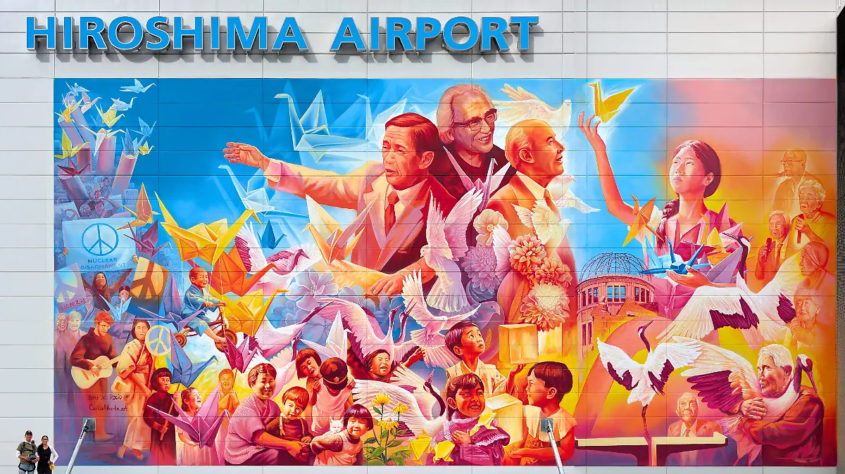 Mural por un mundo sin armas nucleares 1