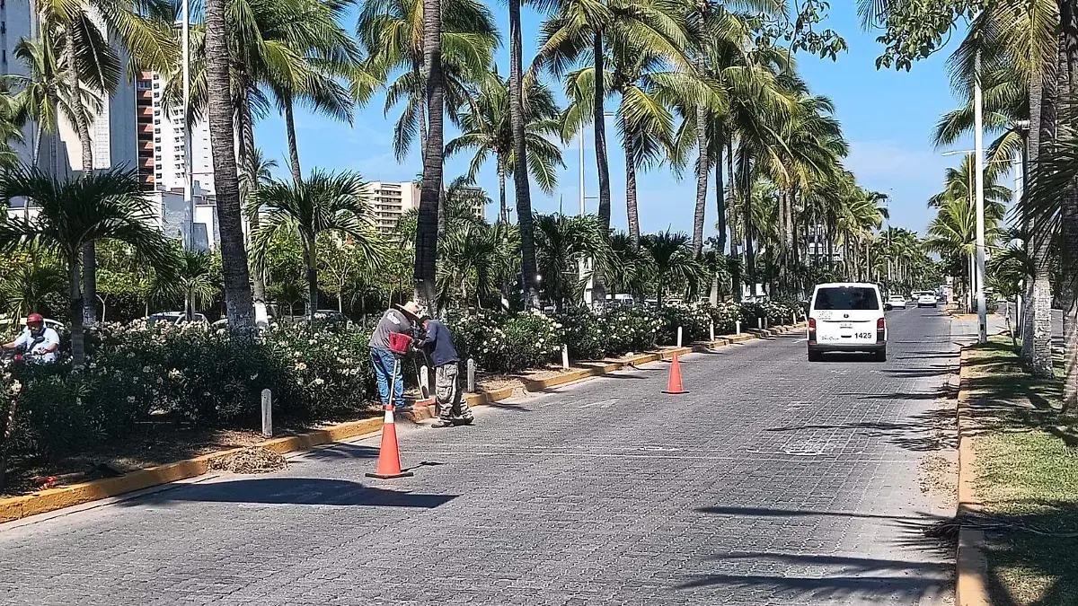 Arreglo de calles en Puerto Vallarta