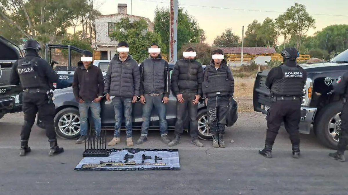 Desmantelan célula delictiva dedicada a las extorsiones en Ojuelos