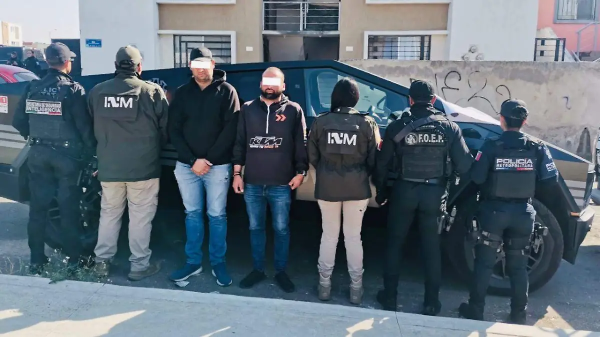 Detención extorsionadores