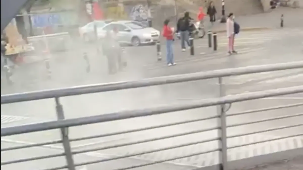 Humo cercano a San Juan de Dios