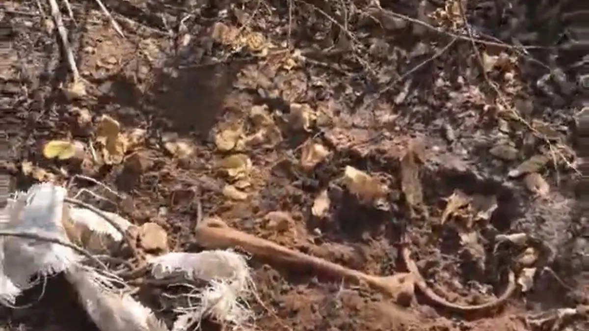 Hallazgo fosa camino a San Esteban en Zapopan