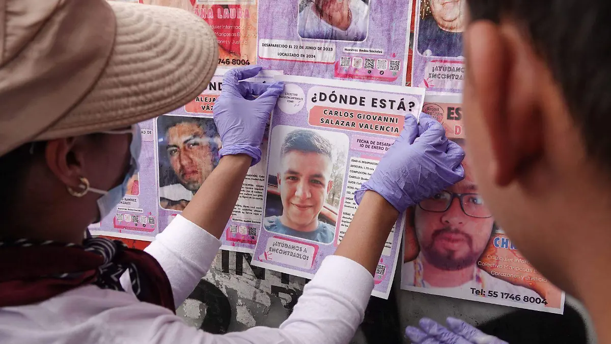 Pega fichas desaparecidos