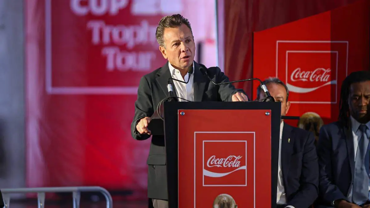 Trophy Tour FIFA. Pablo Lemus. Foto. David Tamayo