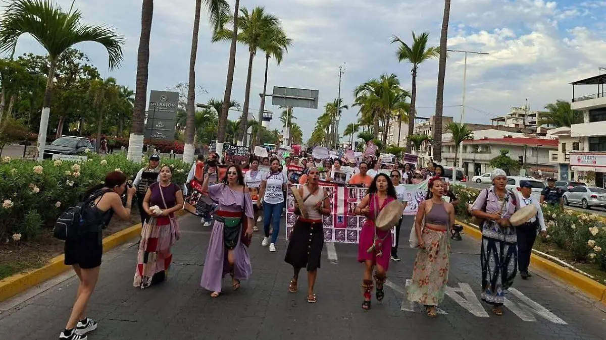 Manifestación 8M Puerto Vallarta 1