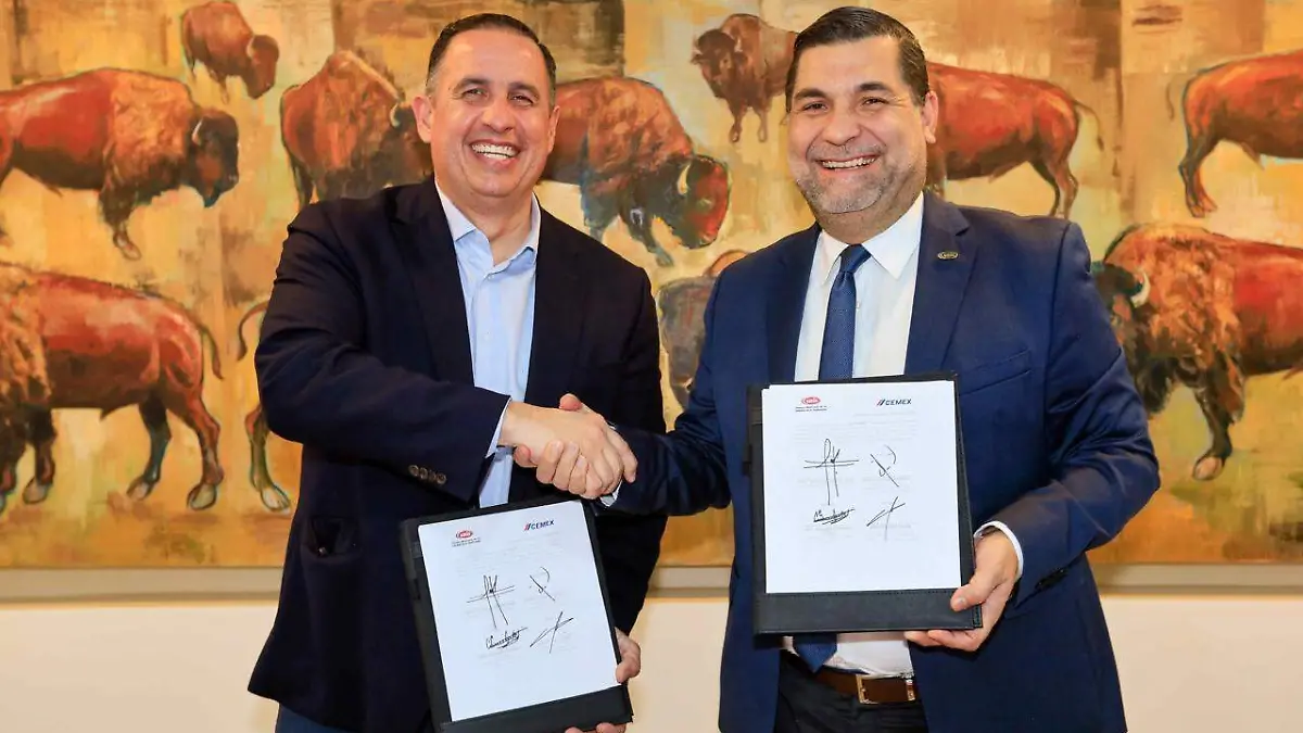 Firma de convenio  Cemex y la Cámara Mexicana de la Industria de la Construcción (CMIC)
