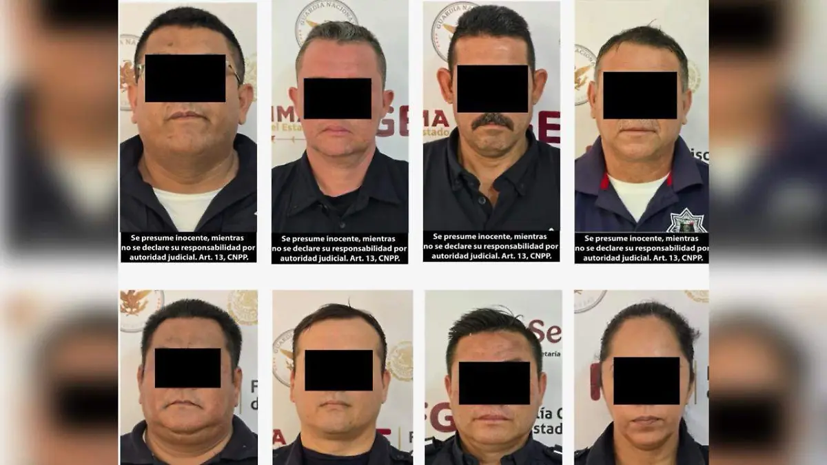Policías detenidos en Manzanillo