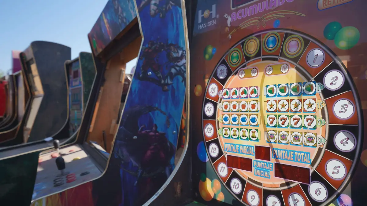 Máquinas tragamonedas Foto. Juan José Estrada