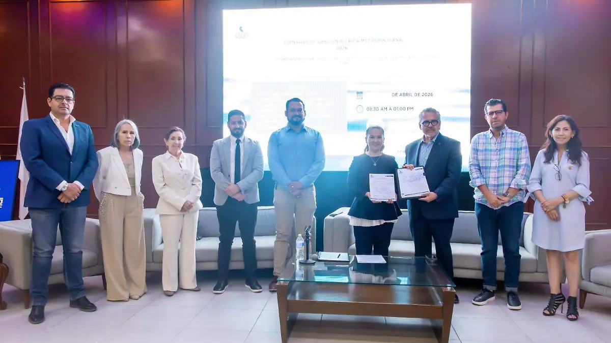 Firma de  acuerdo técnico SIAPA y Colegio de Ingenieros
