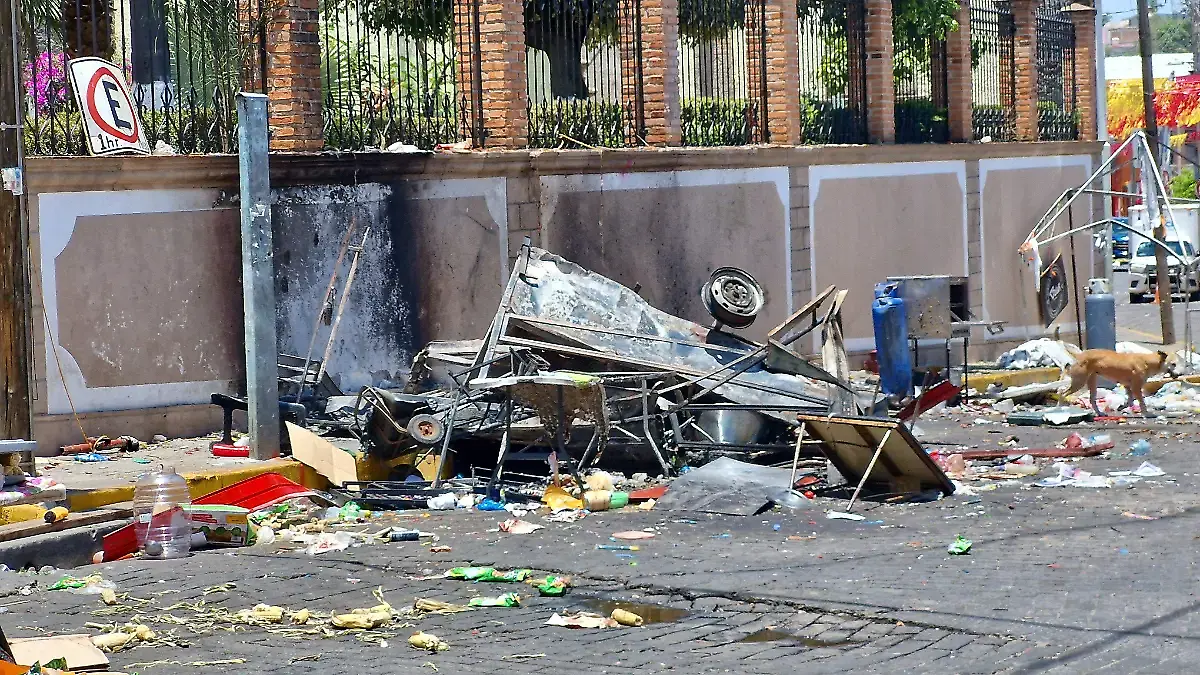Resultado explosión Amatitán