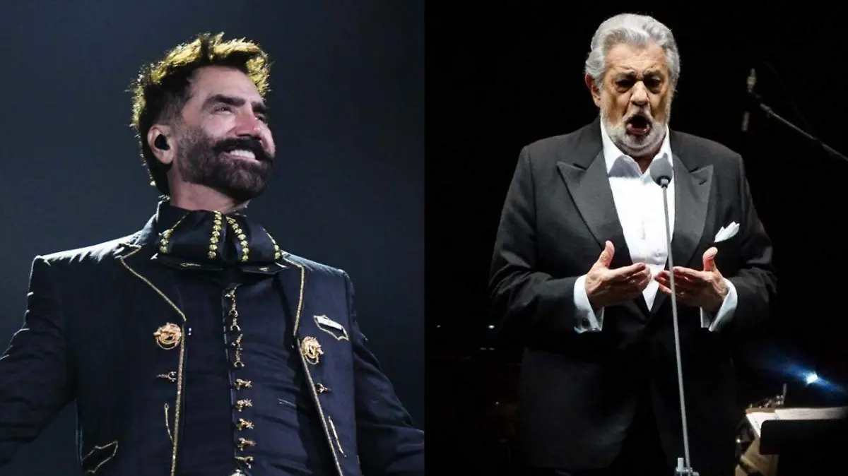Alejandro Fernández y Plácido Domingo