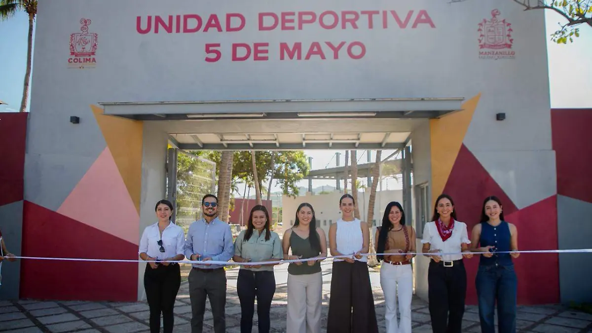 Inauguración unidad deportiva 5 de mayo en Manzanillo