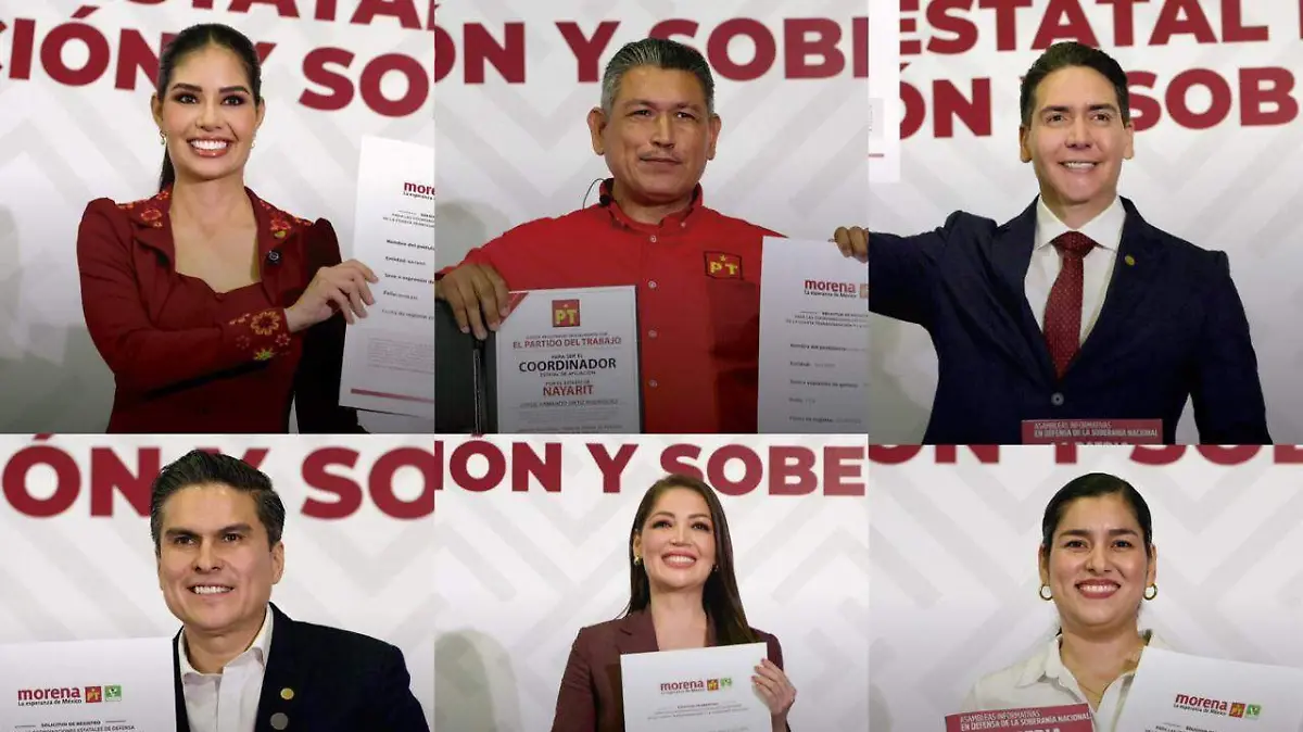 Aspirantes de Morena Gubernatura Nayarit
