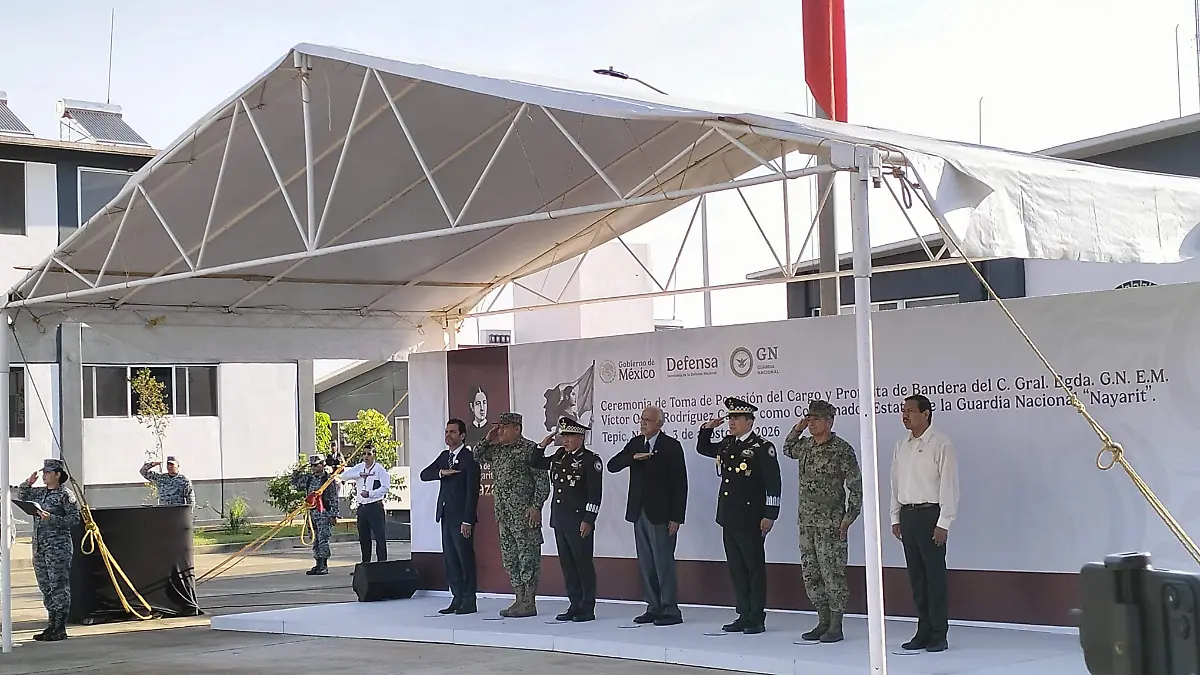 Llegada coordinador GN Nayarit