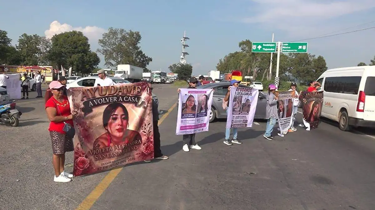 Manifestación adolescentes desaparecidas