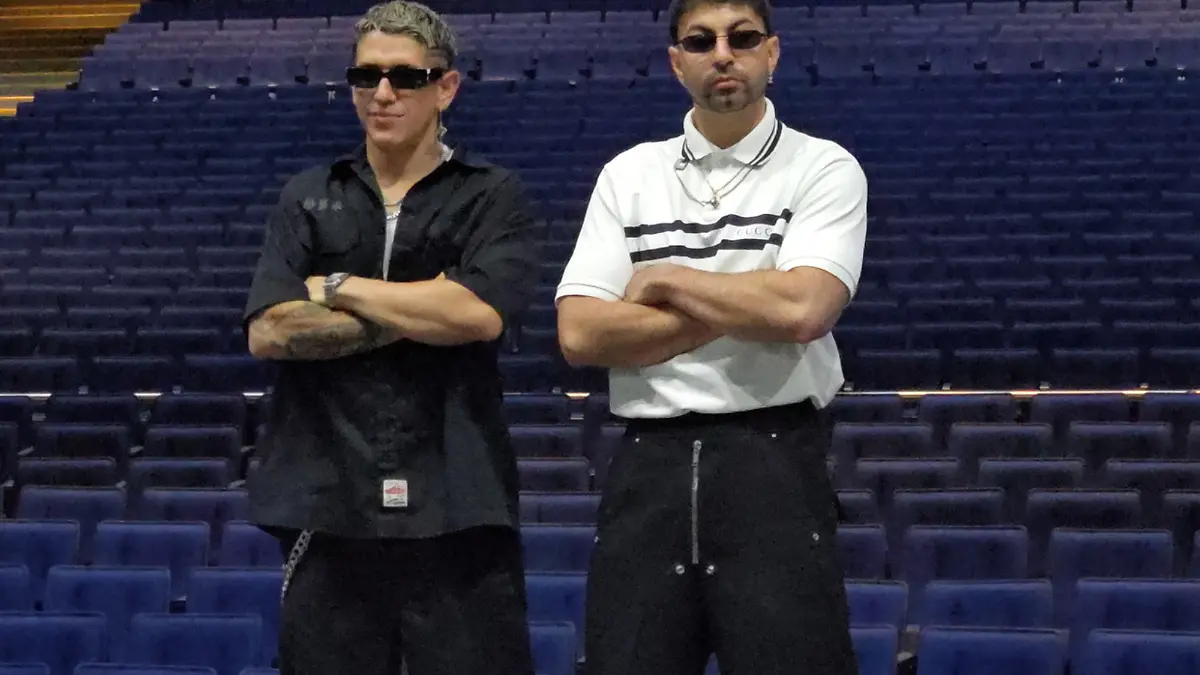 Lenny Tavárez y Justin Quiles