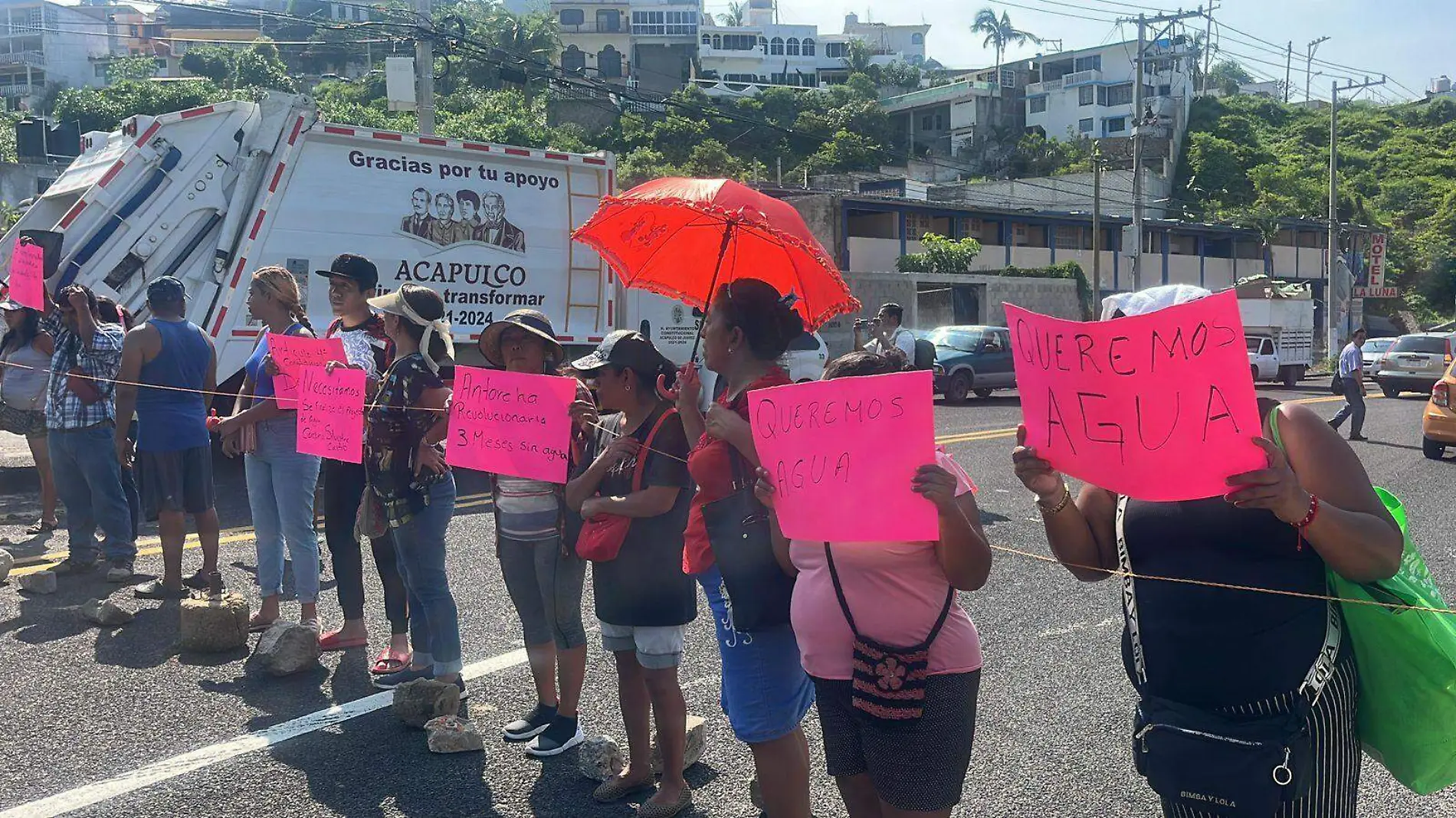 Bloqueo-Carretera-Agua