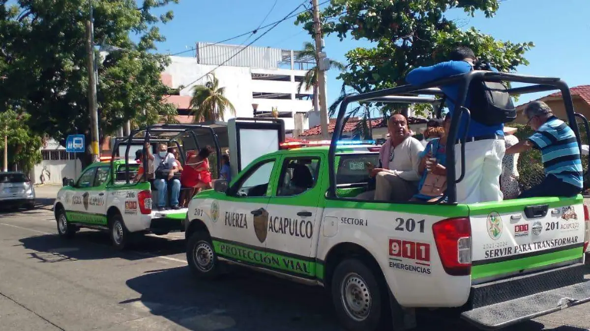 patrullas transporte acapulco