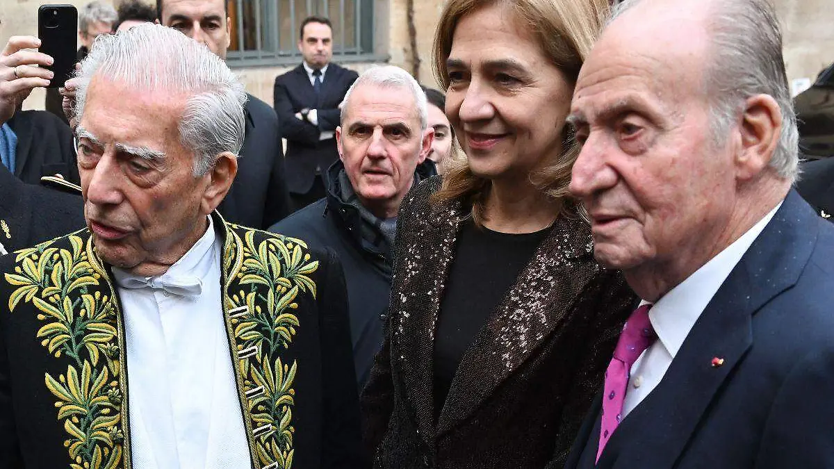 Vargas Llosa y rey Jun Carlos l